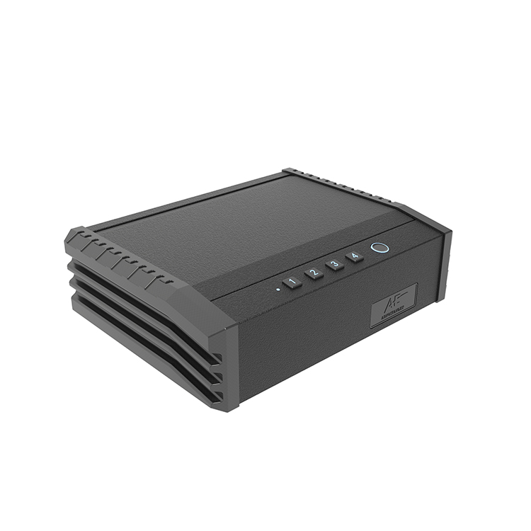 PS0110 Cofre biométrico para pistola de entrada superior com 2 armas