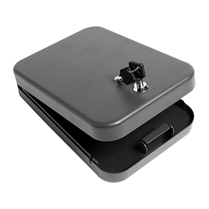 Caixa de bloqueio LB012K com fechadura com chave para pistola compacta