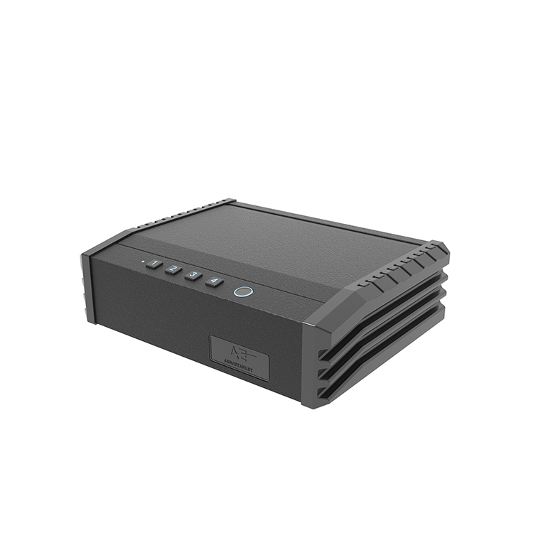 PS0110 Cofre biométrico para pistola de entrada superior com 2 armas